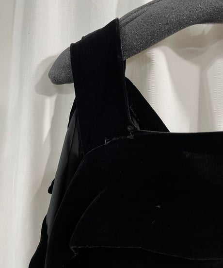 2005AW yohji yamamoto femme ベロアサロペット（FN-D26-295）