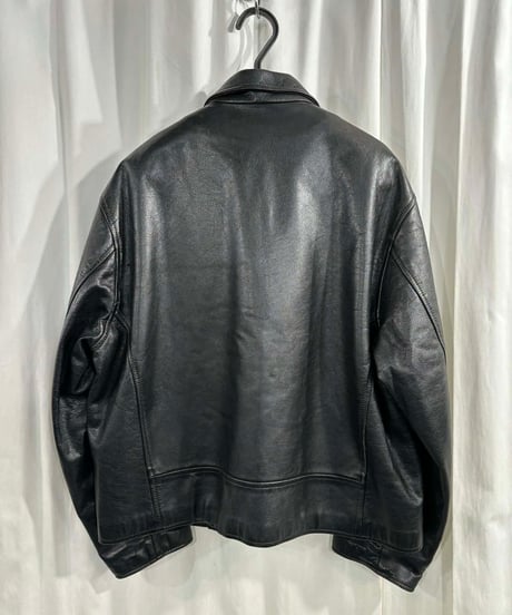 難あり 1991AW 6.1THE MEN  yohji yamamoto pour homme vintage レザーブルゾン（H-Y-237xxx）