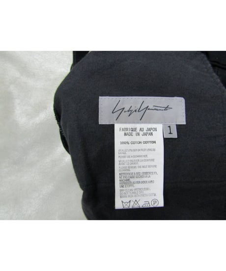 07ss yohji yamamoto femme デザインコットンパンツ FT-P02-002