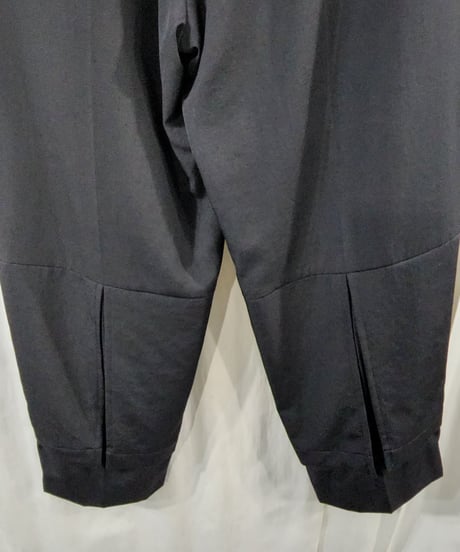 14AW yohji yamamoto pour homme 黒 デザインパンツ  （HF-P15－100）