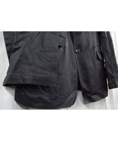 yohji yamamoto pour homme フラップポケットデザイン 麻ジャケット（HZ-J34-349）