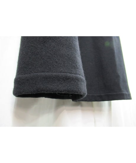 90’s Y’s for men yohji yamamoto pour homme vintage 襟リブニット切替えデザイン ロングコート （MG-C04-119）