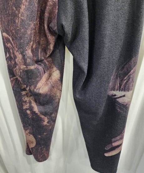 2022aw yohji yamamoto pour homme ズジスワフ・ベクシンスキープリントパンツ (HE-P24-824)