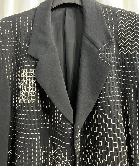 1995SS yohji yamamoto pour homme 刺し子ジャケット（HB-J05-104）