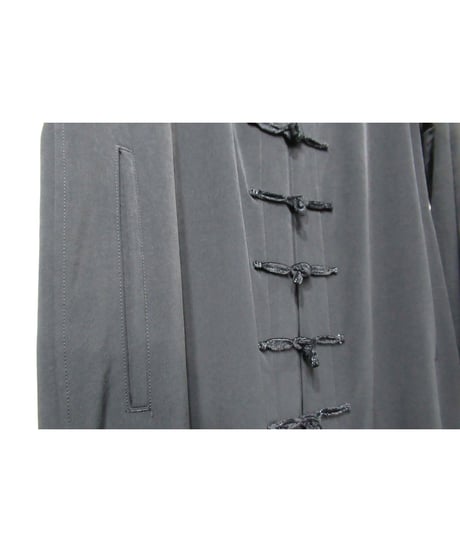 20ss yohji yamamoto pour homme チャイナ釦デザイン ロングブラウス（HN-B38-500）