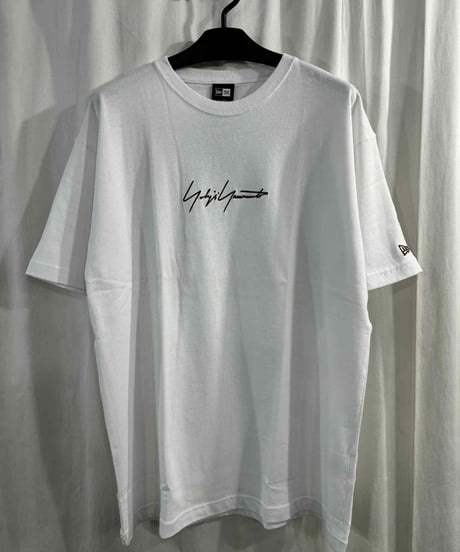 2019AW yohji yamamoto pour homme X NEW ERA ロゴ刺繡半袖Tシャツ（HC-T96-076）