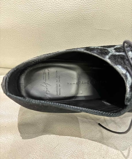 美品 2019SS yohji yamamoto pour homme シューズ（HH-E34-863）