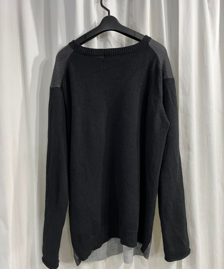 2014AW yohji yamamoto pour homme デザインセーター（HF-K08-194）