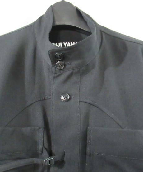 16ss yohji yamamoto pour homme REPLICA 1991-1992AW スタンドカラーシャツジャケット H0-B55-104