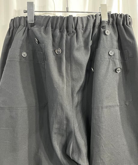 SAMPLE 2020SS yohji yamamoto pour homme テープ付きハーフパンツ（HN-P68-100）