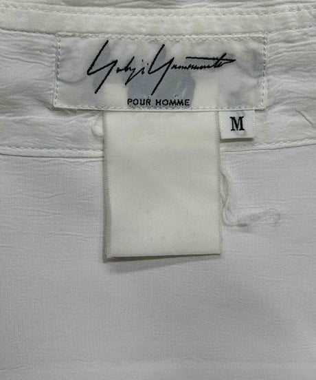 難あり 1996SS yohji yamamoto pour homme vintage 花と少年 花プリントブラウス（H-B-201xxx）