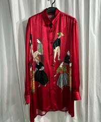 SAMPLE yohji yamamoto pour homme 鹿鳴館ブラウス（HG-B97-233）