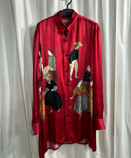 SAMPLE yohji yamamoto pour homme 鹿鳴館ブラウス（HG-B97-233）
