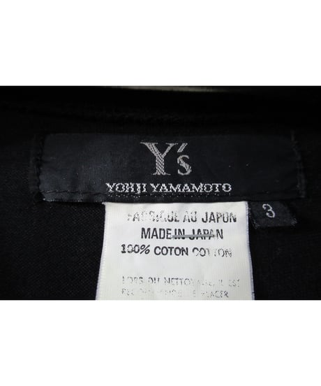 Y's yohji yamamoto カットソーシンプル切替ワンピース YC-T51-057
