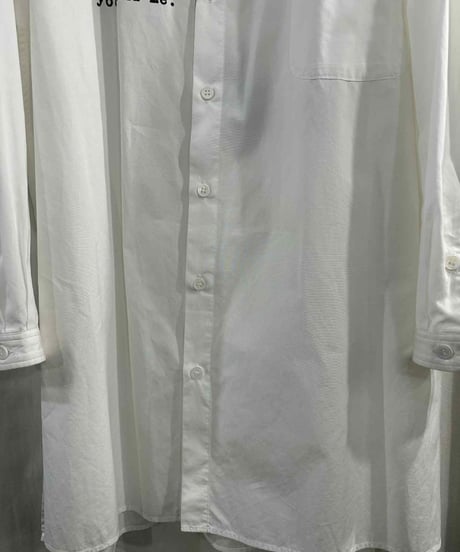 美品 2019SS yohji yamamoto pour homme 襟脱着長袖シャツ（HH-B71-033）
