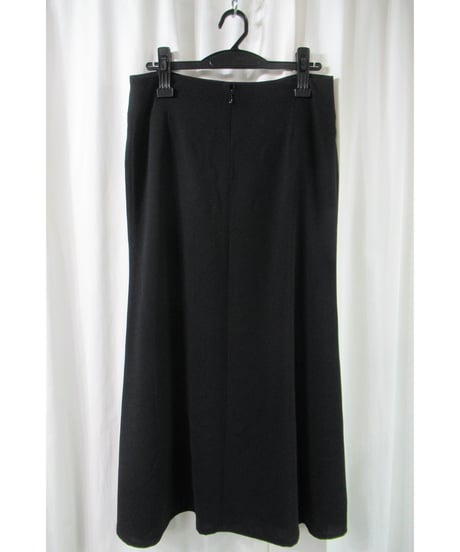 yohji yamamoto +noir パイピングポケットデザイン シンプルフレアスカート（NZ-S01-102）