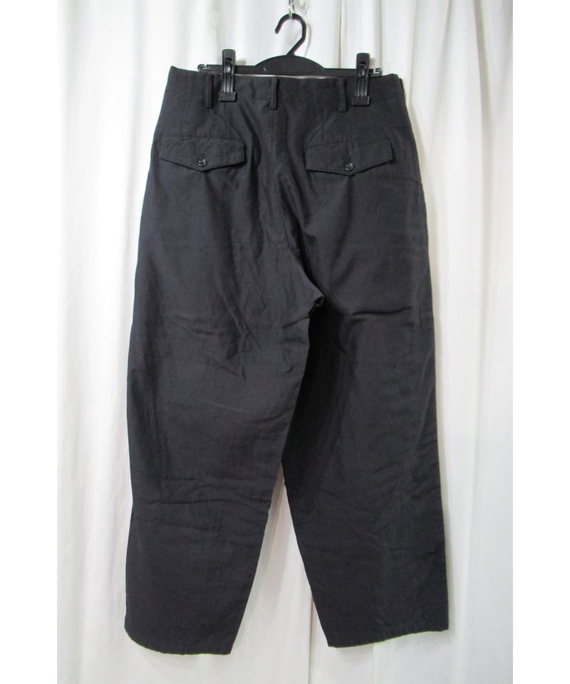 Y's yohji yamamoto 変形コットンパンツ Y's BORN PRODUCT] COTTON TWILL LONG STRAIGHT PANTS(XS Beige