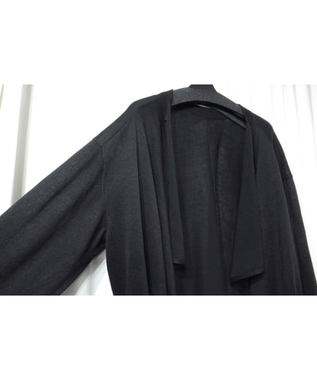 Y’s yohji yamamoto  ボタンレス パチポケットデザイン ロングカーディガン（YH-K61-084）