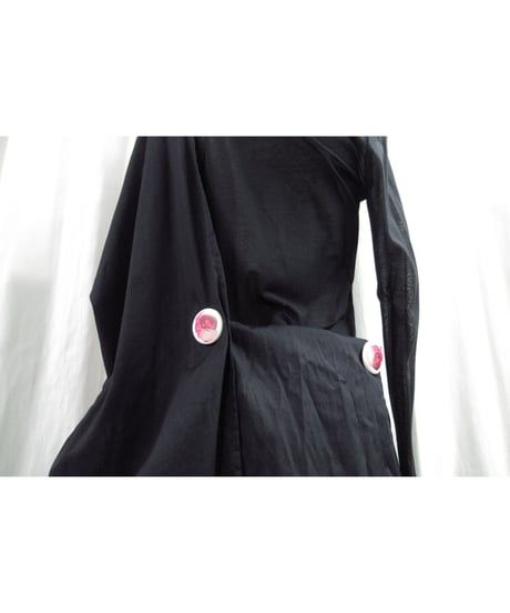 未使用 20ss yohji yamamoto femme マグネット付き 変形デザインドレス（FN-D17-801）