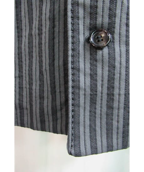 AD1999 COMME des GARCONS HOMME PLUS ストライプショートブルゾン PJ-04092M