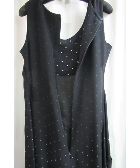 96ss yohji yamamoto femme vintage ドット変形デザインワンピース FF-D82-559