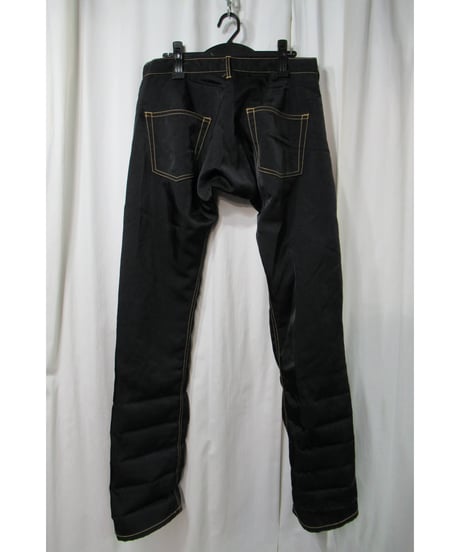 AD2004 JUNYA WATANABE MAN COMME des GARCONS ステッチデザイン ストレートパンツ（WO-P038）