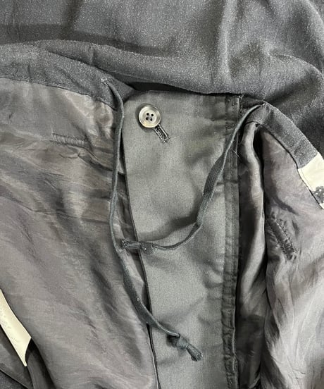 2018SS yohji yamamoto pour homme メッセージプリントパンツ（HW-P52-225）