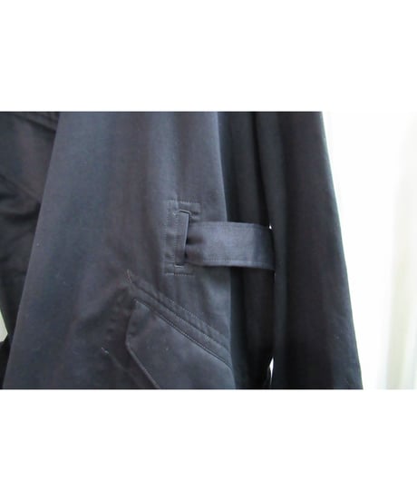 17aw B yohji yamamoto noir ボタンレスデザインベルトコート NK-C54-008