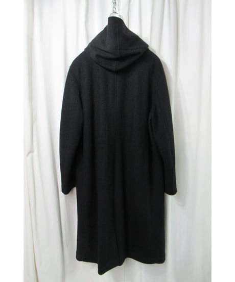 15aw yohji yamamoto pour homme フーテッドロングコート（HY-C03-135）