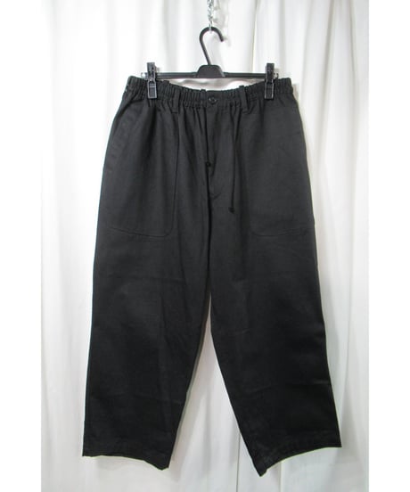 yohji yamamoto pour homme コットン ワイド テーパードパンツ（HR-P75-030）
