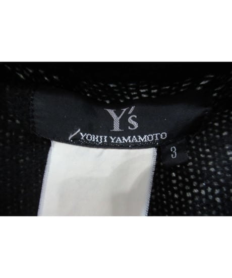 Y's yohji yamamoto ダブル襟デザインカーディガン YK-1