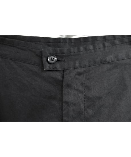 11ss yohji yamamoto femme 麻 スカート付きデザインパンツ FO-P19-305