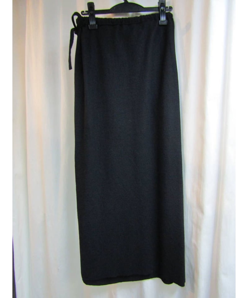 Y's by Yohji Yamamoto 巻きスカート Y's yohji yamamoto 巻きスカート風デザインロングスカート YN-S16-95