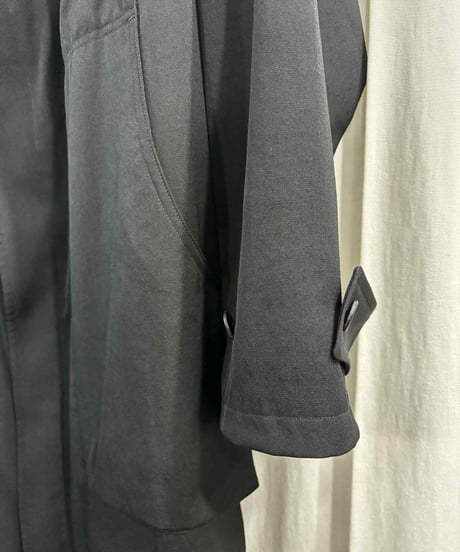 2022AW yohji yamamoto pour homme フロントジッパーロングコート（HE-C25-100）