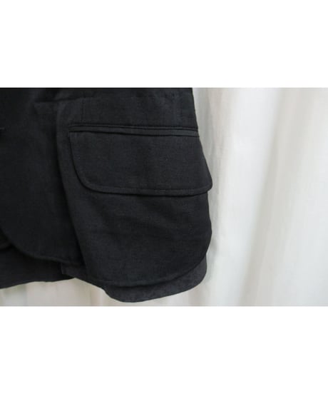 14ss yohji yamamoto pour homme  黒 レイヤードデザインジャケット HG-J19-802