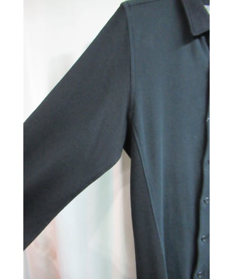 93aw yohji yamamoto pour homme vintage 黒 切替えデザインブラウス HP-B50-819