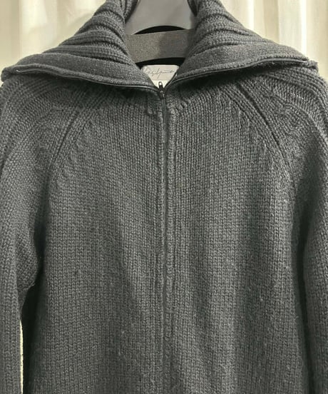 2001AW yohji yamamoto femme デザインロングニットカーディガン （FV-K19-151）