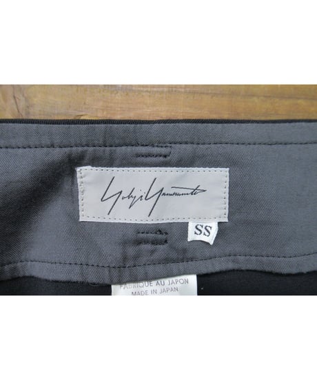 90's yohji yamamoto femme vintage シンプルテーパードパンツ FZ-P01-100