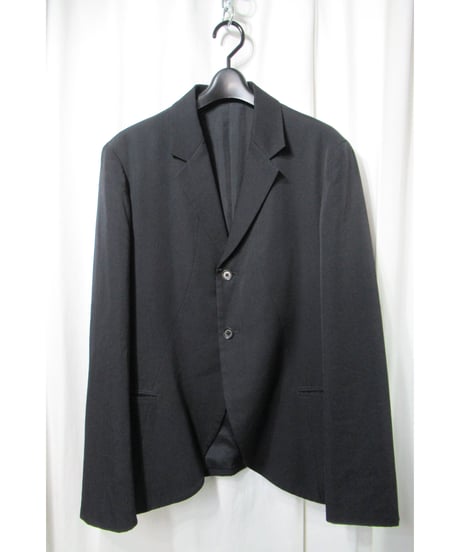 05aw yohji yamamoto pour homme 燕尾デザイン シンプルジャケット（HN-J78-100）