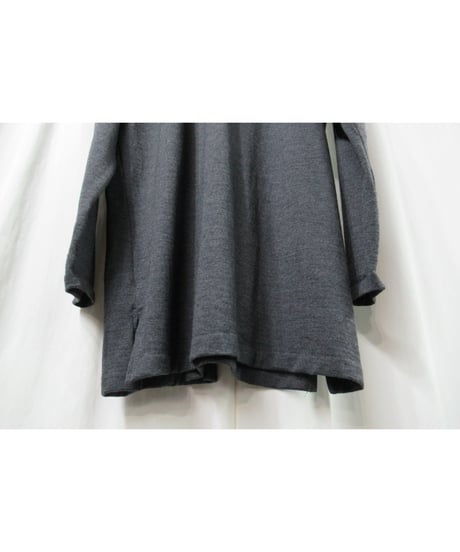 美品 98aw yohji yamamoto pour homme vintage グレー ウールシンプルブラウス（HY-T35-975）
