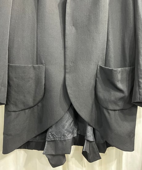 2012AW yohji yamamoto +NOIR スナップ釦 デザインジャケット（ND-J03-100）