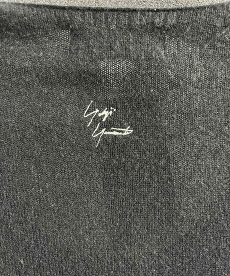 yohji yamamoto pour homme ロゴ刺繡ニット（H-K-220xxx）