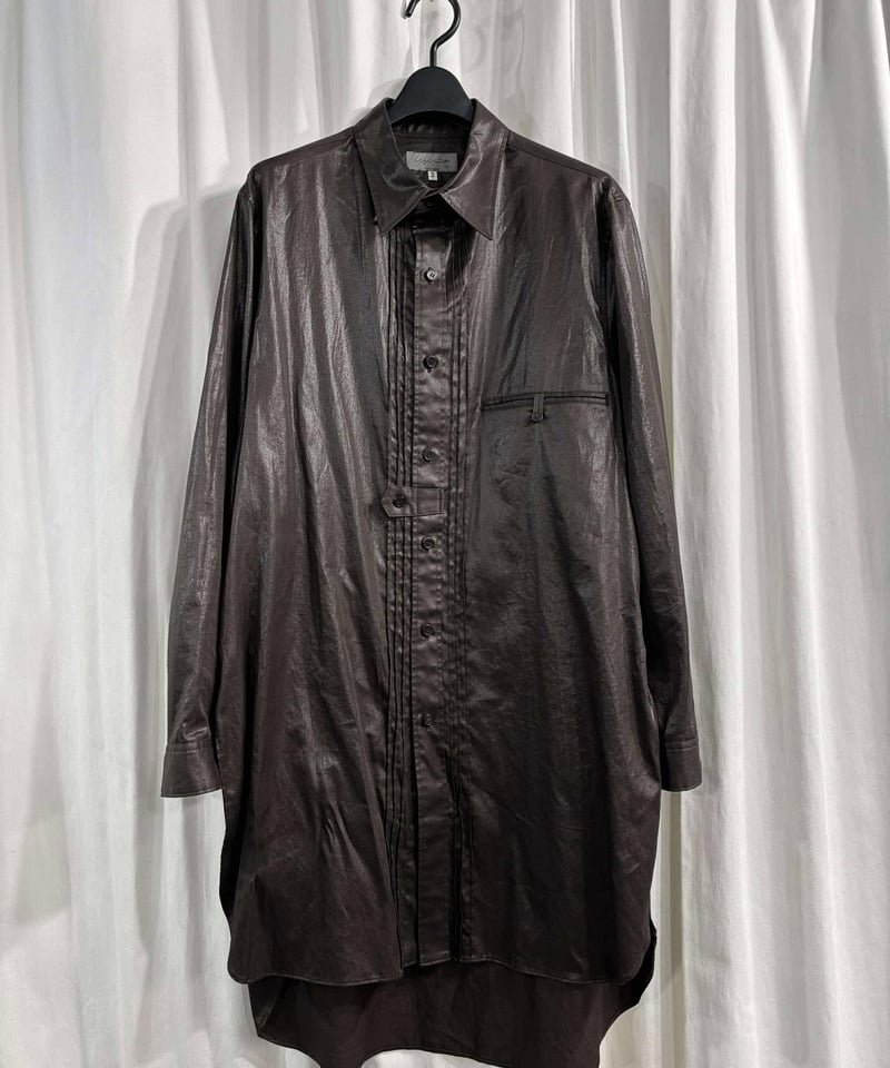 2022AW yohji yamamoto pour homme サテンカレンダーピンタックブ 2022AW yohji yamamoto pour homme サテンカレンダーピンタックブ