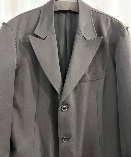 2017AW yohji yamamoto pour homme 刺繍デザインロングジャケット （HK-J38-127）