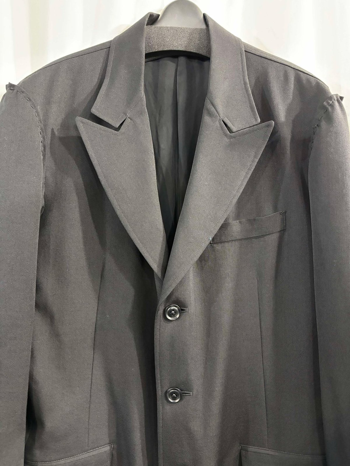 2017AW yohji yamamoto pour homme 刺繍デザインロングジャケット 2017AW yohji yamamoto pour homme 刺繍デザインロングジャケット
