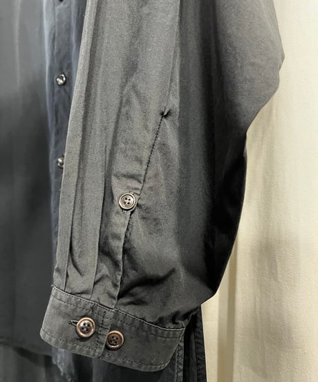 2018SS yohji yamamoto pour homme バックプリントロングブラウス（HW-B08-212）