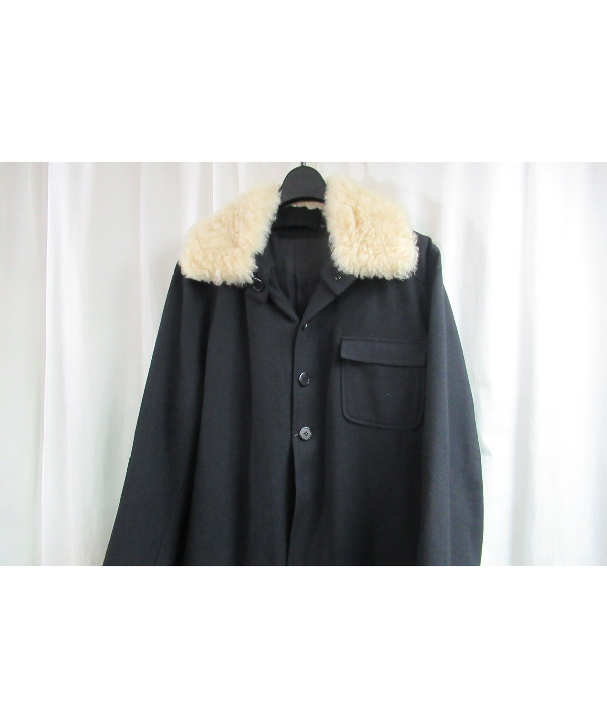 02aw yohji yamamoto femme ビッグポケットデザインロング 02aw yohji yamamoto femme ビッグポケットデザインロング