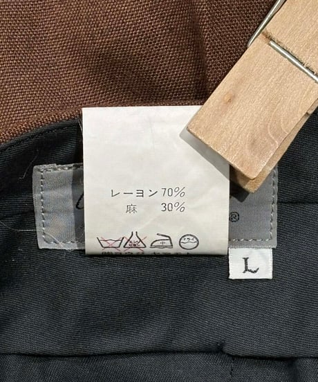 1980's yohji yamamoto pour homme vintage 丸文字ロゴ パンツ（H-P-228-xxx）