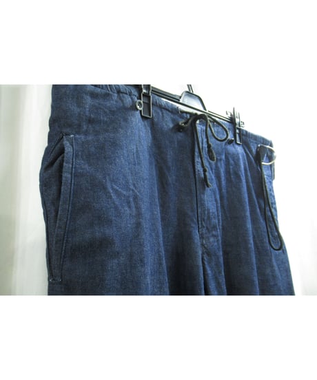 04ss yohji yamamoto pour homme 2way デニム ラップパンツ（HZ-P32-030）