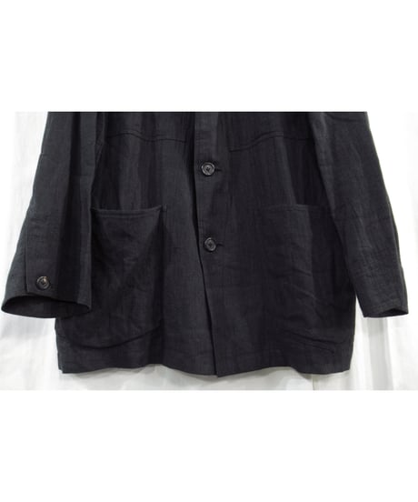 90’s Y’s for men yohji yamamoto vintage 麻 パチポケットデザインジャケット（MG-J05-303）